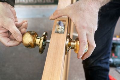 Local Door Knob Installation pros at work